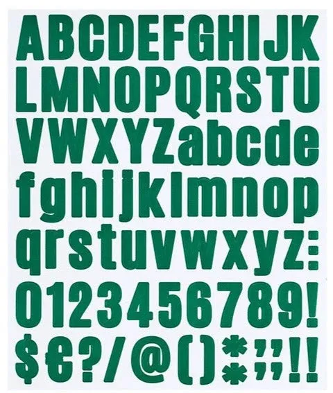 Vibrant Palette Stickers - Unleash Your Creativity with Playful Alphanumeric Accents