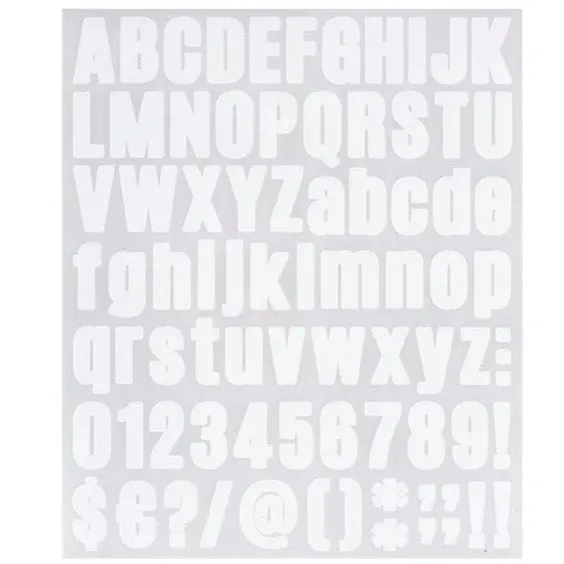 Vibrant Palette Stickers - Unleash Your Creativity with Playful Alphanumeric Accents