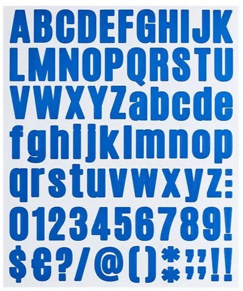 Vibrant Palette Stickers - Unleash Your Creativity with Playful Alphanumeric Accents