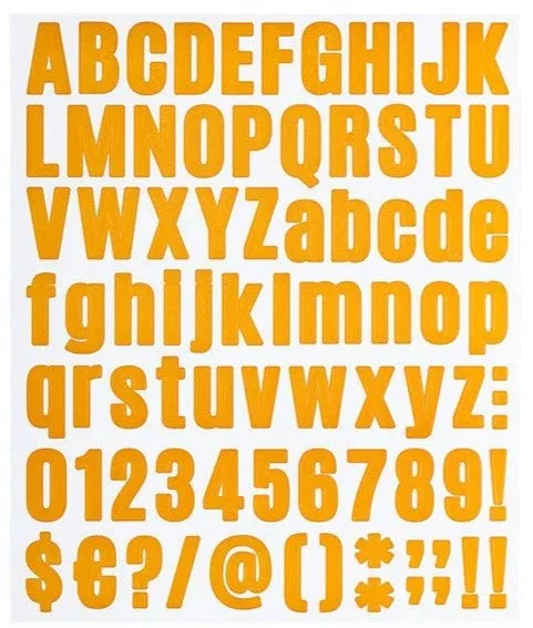 Vibrant Palette Stickers - Unleash Your Creativity with Playful Alphanumeric Accents