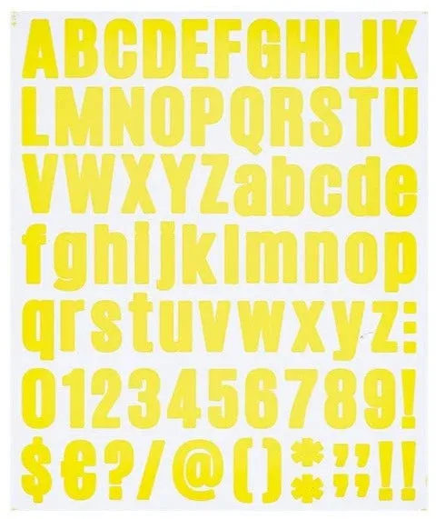 Vibrant Palette Stickers - Unleash Your Creativity with Playful Alphanumeric Accents