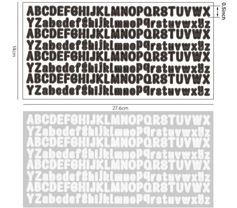 Vibrant Palette Stickers - Unleash Your Creativity with Playful Alphanumeric Accents
