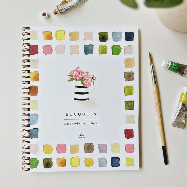 Watercolor Workbook Bouquets
