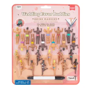 Wedding Favor Buddies Drink Markers