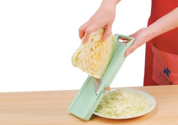 Winco Mdl-4P Mandoline Slicer Set With Built-In Blades