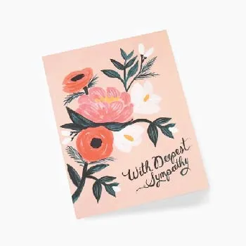 With Deepest Sympathy Card