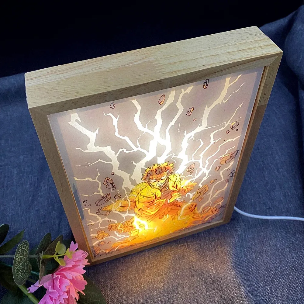 Zenitsu Painting Design 3D Night Light